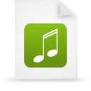 File, document, paper, green icon