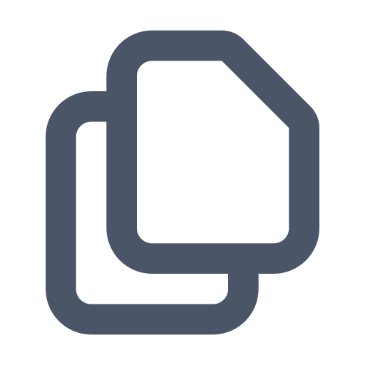 Document, duplicate icon