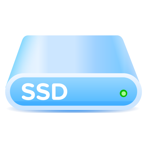 Disk, drive, hosting, solid, ssd, state, storage icon