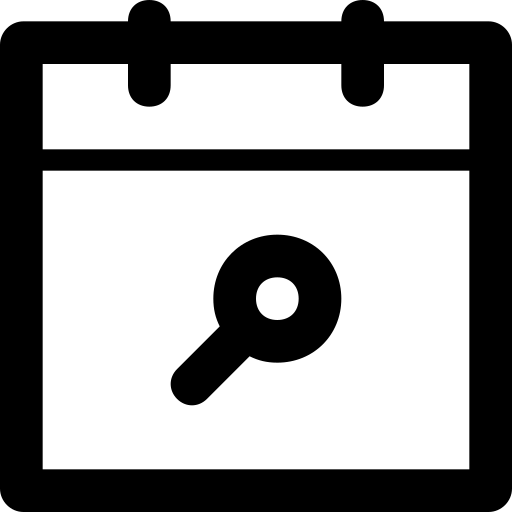 Calendar, date, office icon
