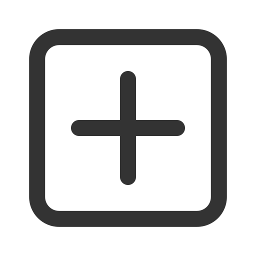 Add, basic, new, outline, ui icon