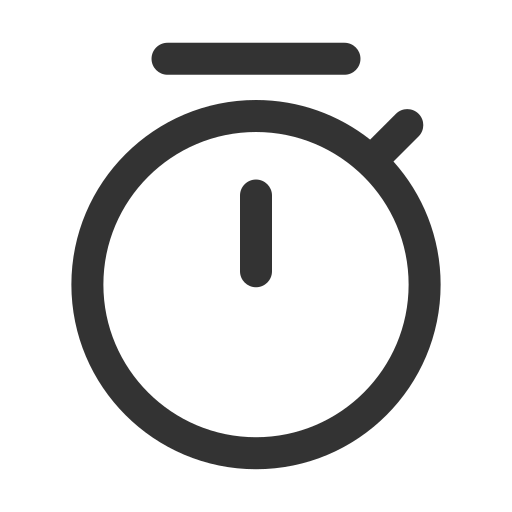 Basic, outline, stopwatch, ui icon