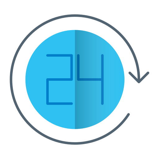 Delivery, hour, schedule, shopping, timer icon