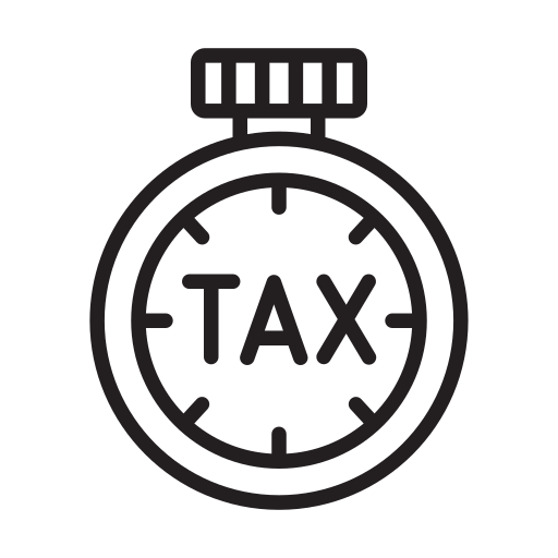 Annual, date, due, fee, legal, payment, tax icon