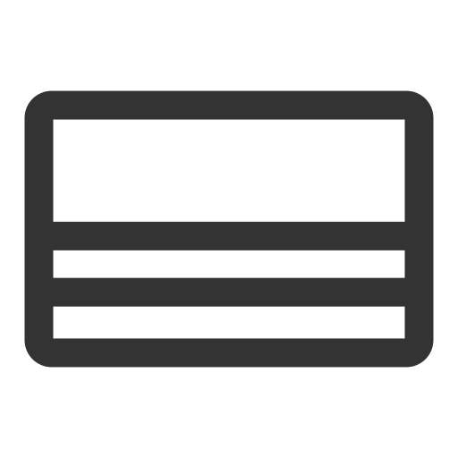 Basic, credit card, outline, payment, ui icon