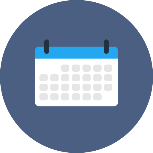 Calendar, date, event, month, schedule, time icon