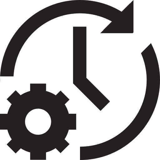 Definitions, hours, minutes, settings, time, schedule, timetable icon