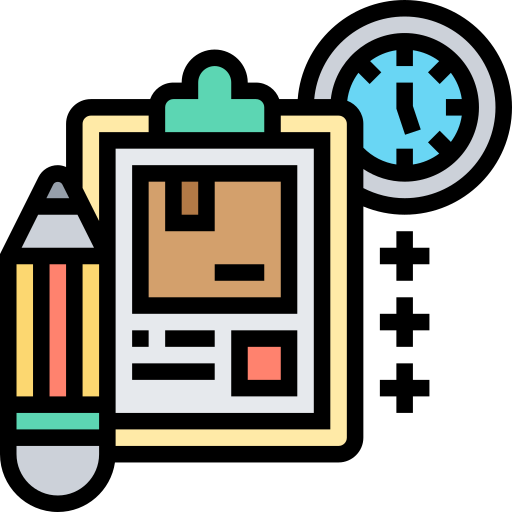 Checklist, document, schedule, logistic, shipment icon
