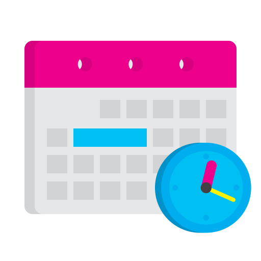 Calendat, clock, manage, plan, schedule, strategy, time icon