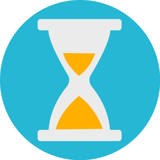 Challenge, clock, sand, time icon
