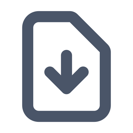 Document, download icon