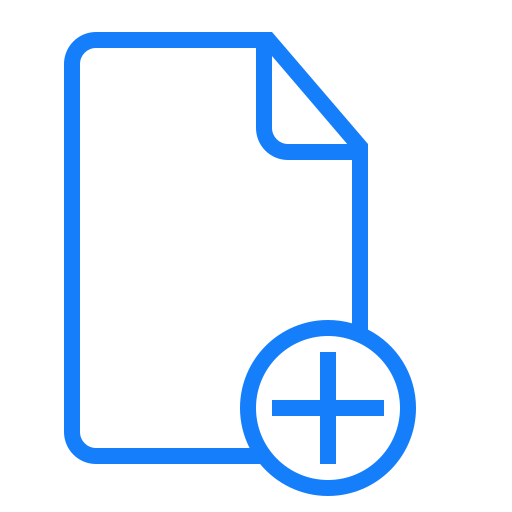 Add, document icon