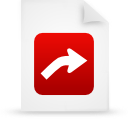 File, document, paper, red icon
