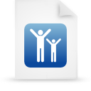 File,Document,Paper,Blue