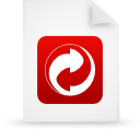 File, document, paper, red icon