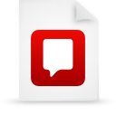 File, document, paper, red icon