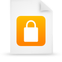 File, document, paper, orange icon