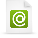 File, document, paper, green icon