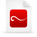 File, document, paper, red icon