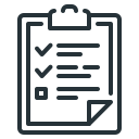 Check list,Clipboard,List ok 