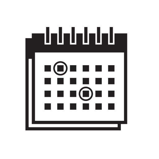 Calendar, organizer icon
