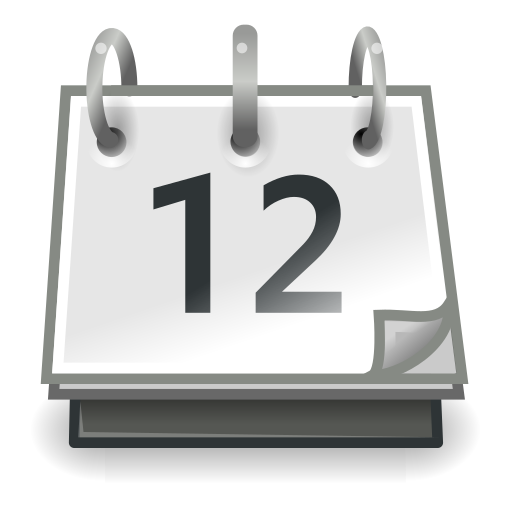 Calendar, office icon