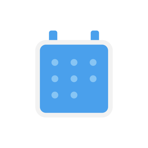 Calendar, date, events icon