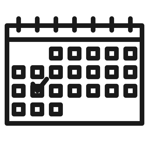 Calendar, date, day, month, schedule, time, timeline icon