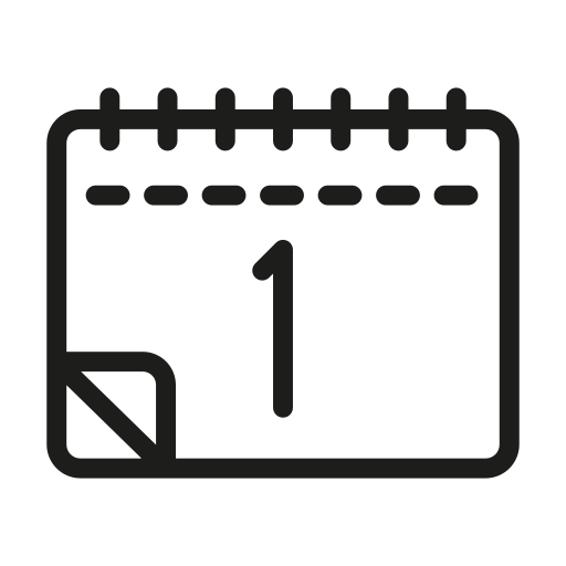 New, year, calendar, interface, time, time and date, schedule icon