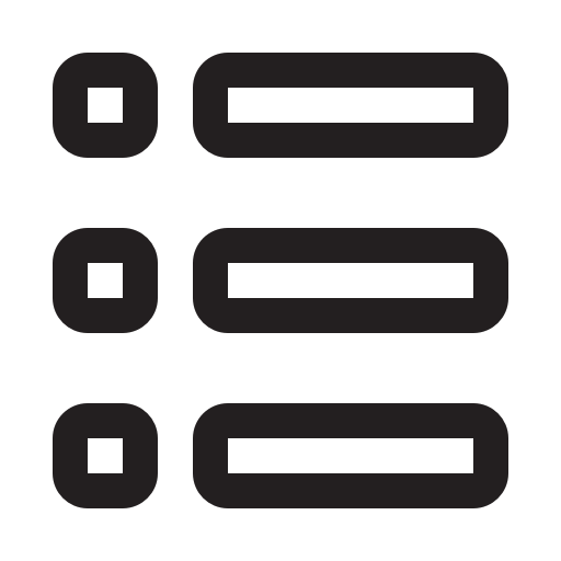 List, media player, menu, music, playlist icon