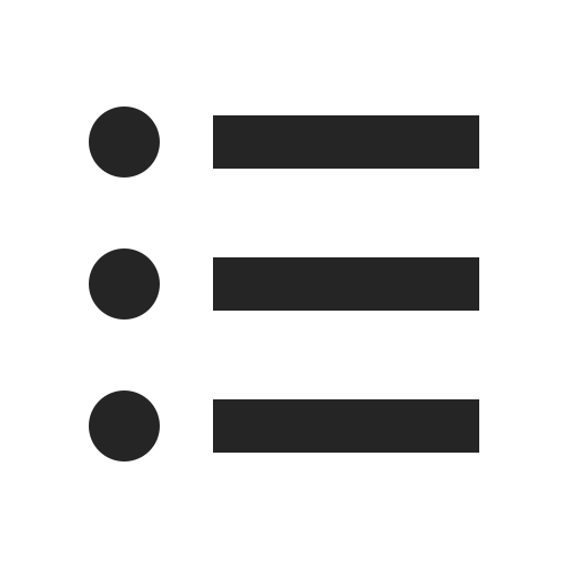 Bulleted, format, list, text icon