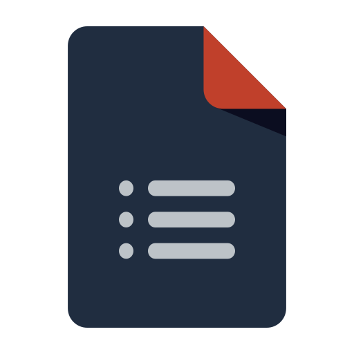 Education, forms, google, list, test icon