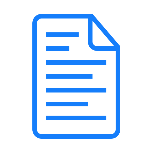 Text, document icon