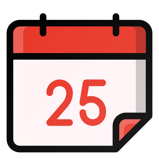 Christmas, date, decoration, holiday, ornament, xmas icon