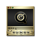 Black and gold icon 64x64