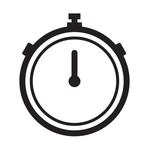 Exercise, stopwatch, time, timing icon