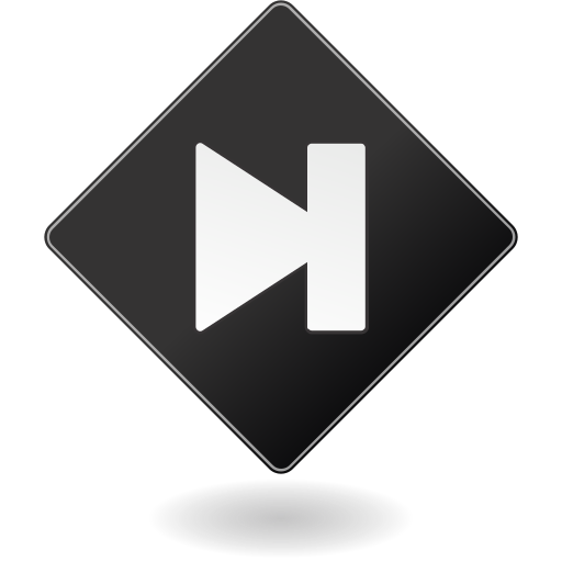 Arrow, forward, logo, tape icon
