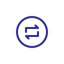 Arrow,Blue,Replay,Round