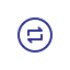 Play Music Line Blue icon 64x64