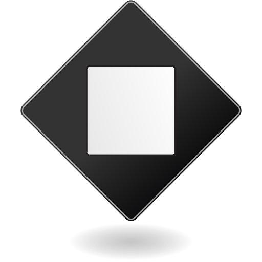 Arrow, logo, stop, tape, wait icon