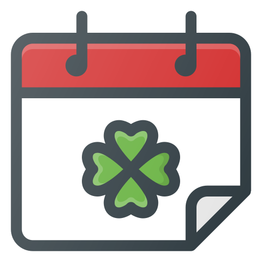 Calendar, date, day, patrick, st icon
