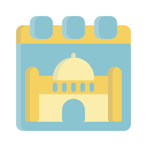 Calendar, schedule, ramadhan, islam icon