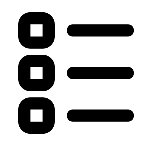 List, schedule icon