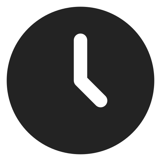 Clock, time, schedule, hour icon