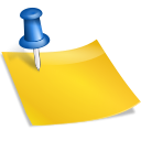 Note, notes, post it, postit, sticky icon