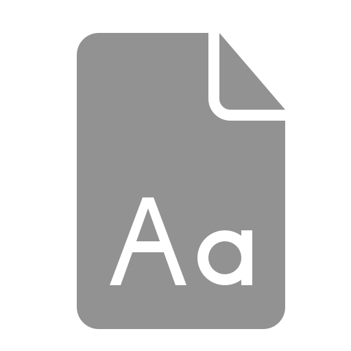 Document, font icon