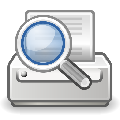 Print, preview, document icon