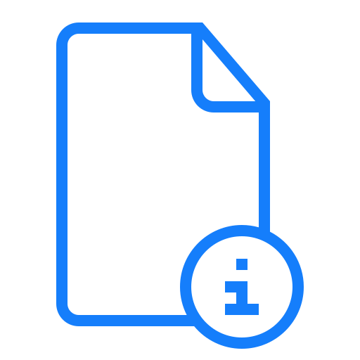 Document, information icon