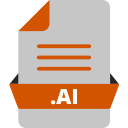 Adobe file extensions,Adobe illustrator,Ai icon,Document,Extension icon,File,File format