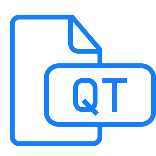 Document, file, qt icon